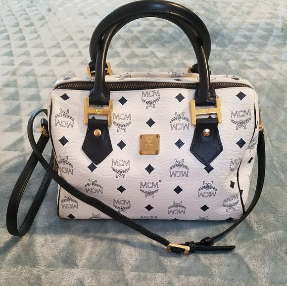 MCM Handbags - Authentic MCM Boston bag with strap